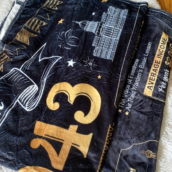 New soft cozy comfortable light throw blanket “Back in 1943”, OS - Picture 7 of 8